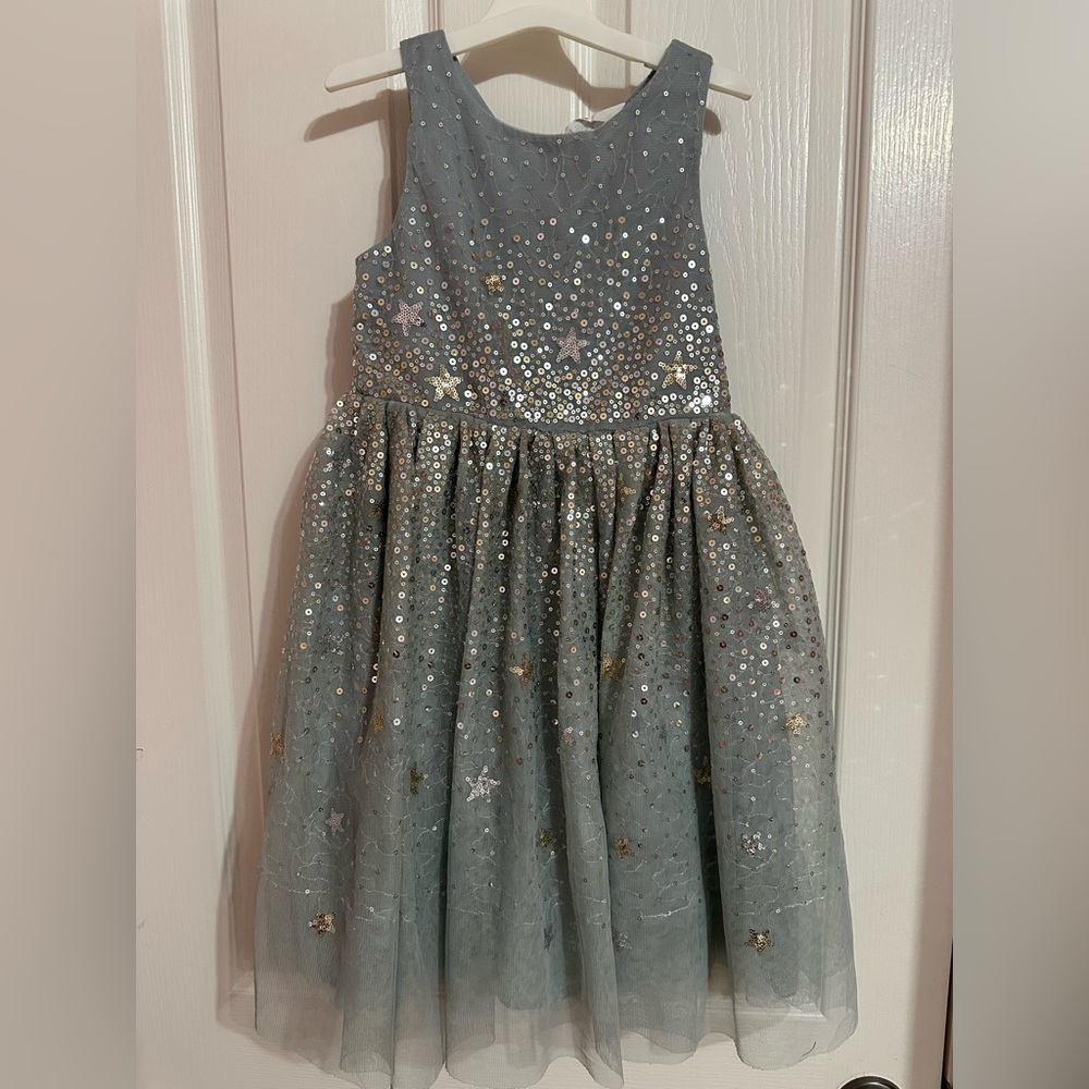H&M | Kids Blue Silver Sequin Dress